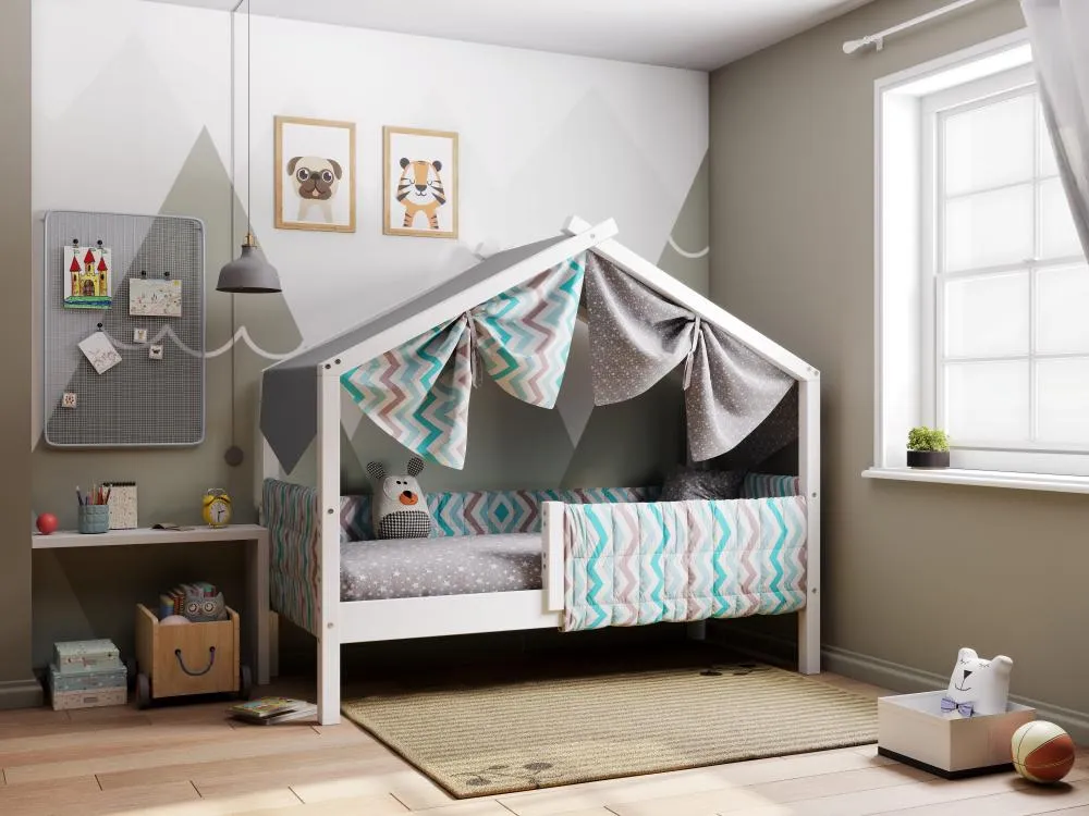 Детская в серых цветах