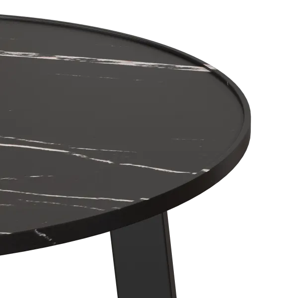 Стол журнальный "Брион" D680 Мрамор FA 9002